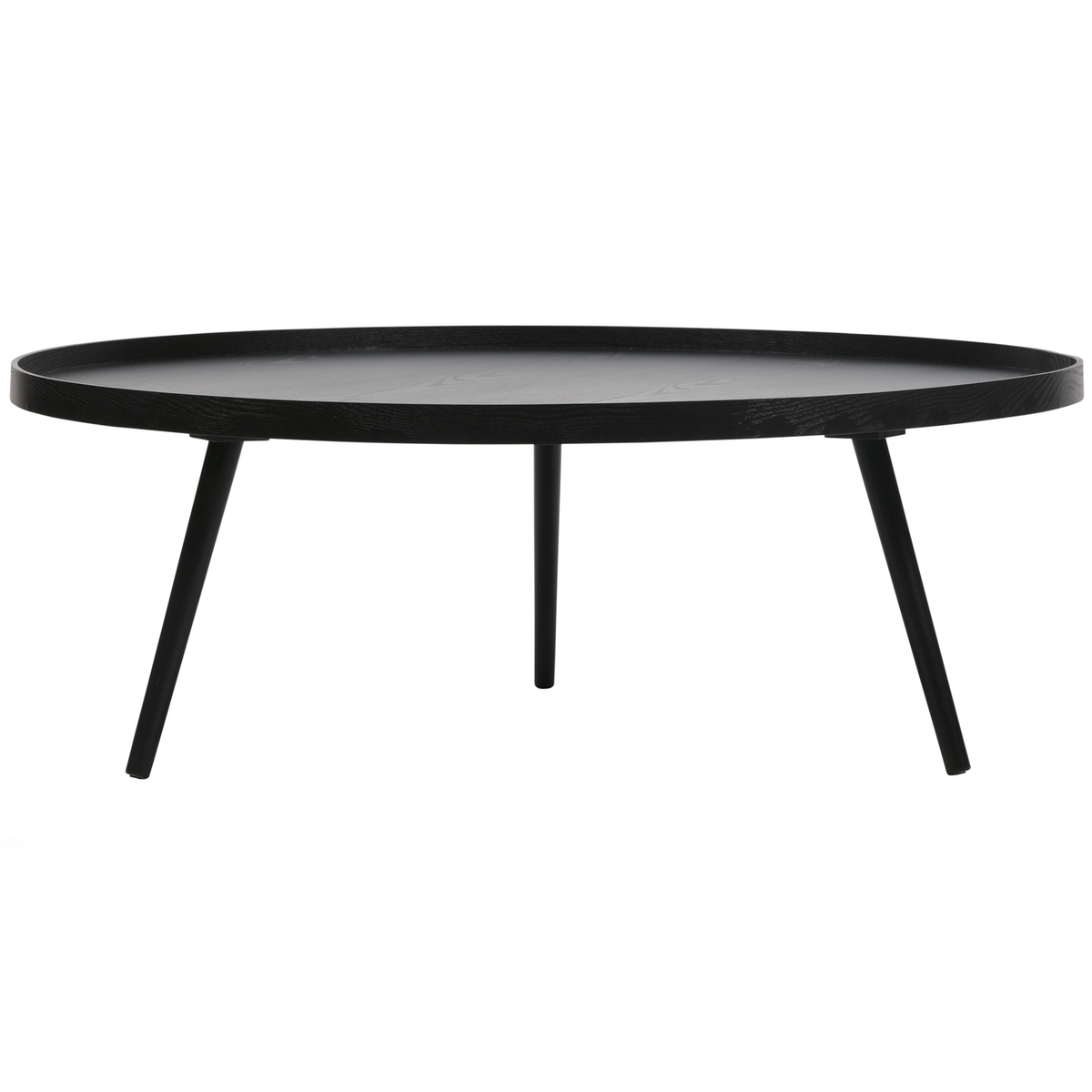 WOOOD bijzettafel XXL Mesa - Hout - Zwart - 36x100x100