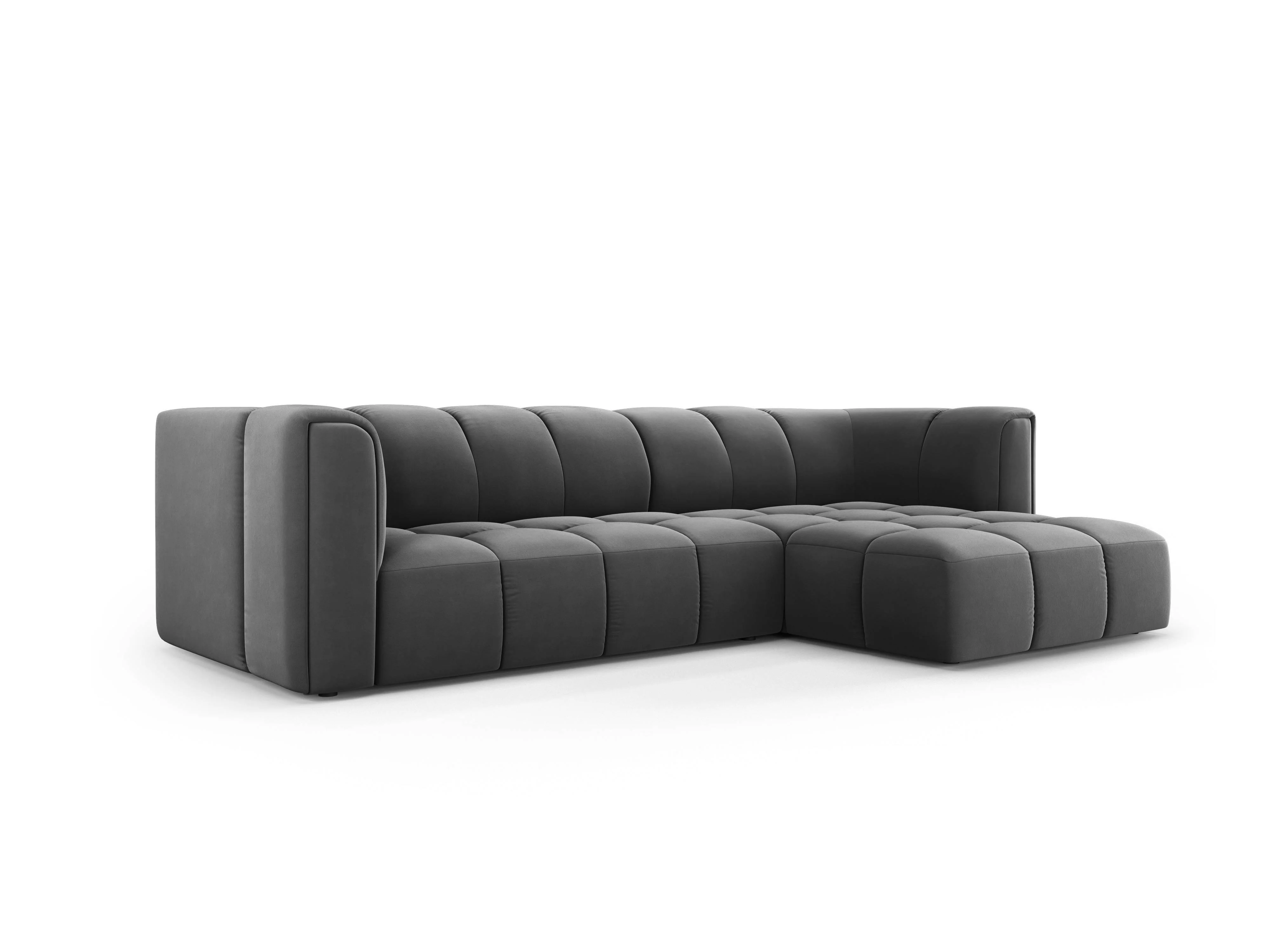 Hoekbank Francesca velvet rechts 3-zits