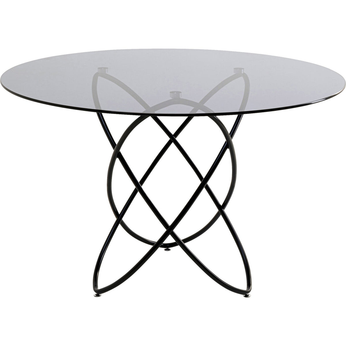 Kare Design Eettafel Molekular Ø120cm zwart