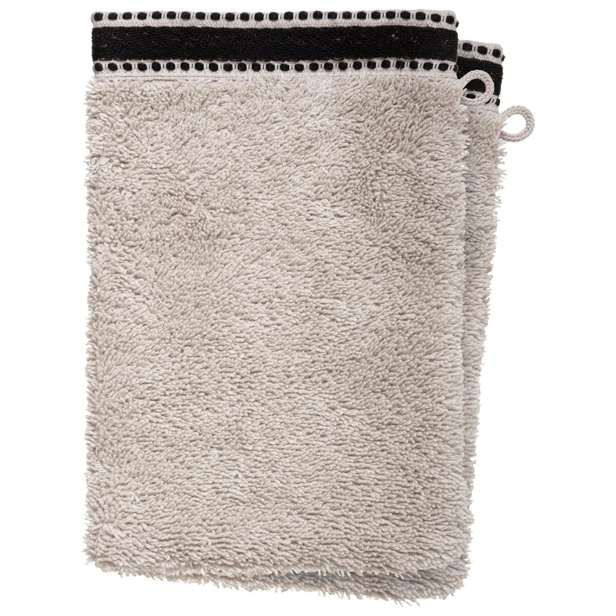 Set of 2 flannels "Joia" Beige, 15x21 cm, 550 g/m&sup2;
