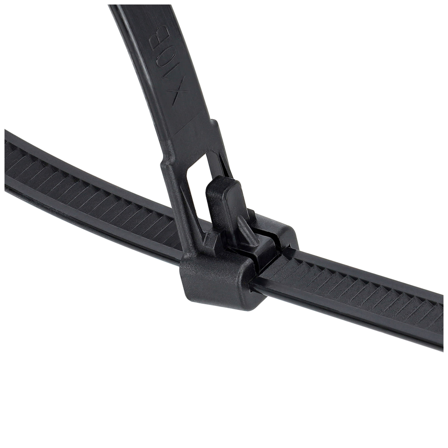 Opaski nylonowe demontowalne czarne 7,6 x 200 mm STALCO PERFECT OPPDC76200