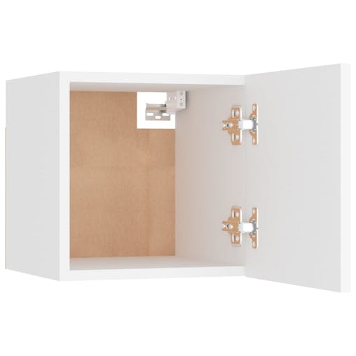 NNEVL Bedside Cabinets 2 pcs White 30.5x30x30 cm Chipboard