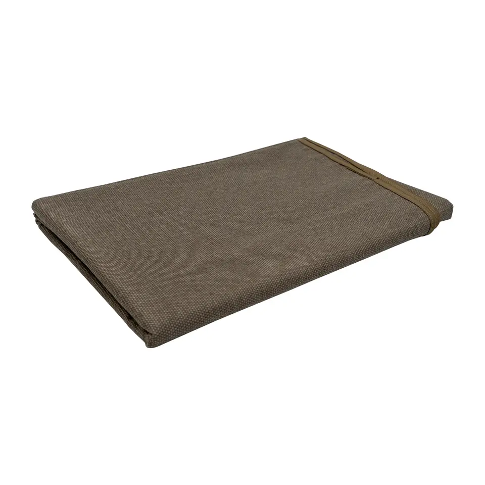 Madison - Tafelkleed Taupe canvas eco  - &Oslash; Ca. 160 cm