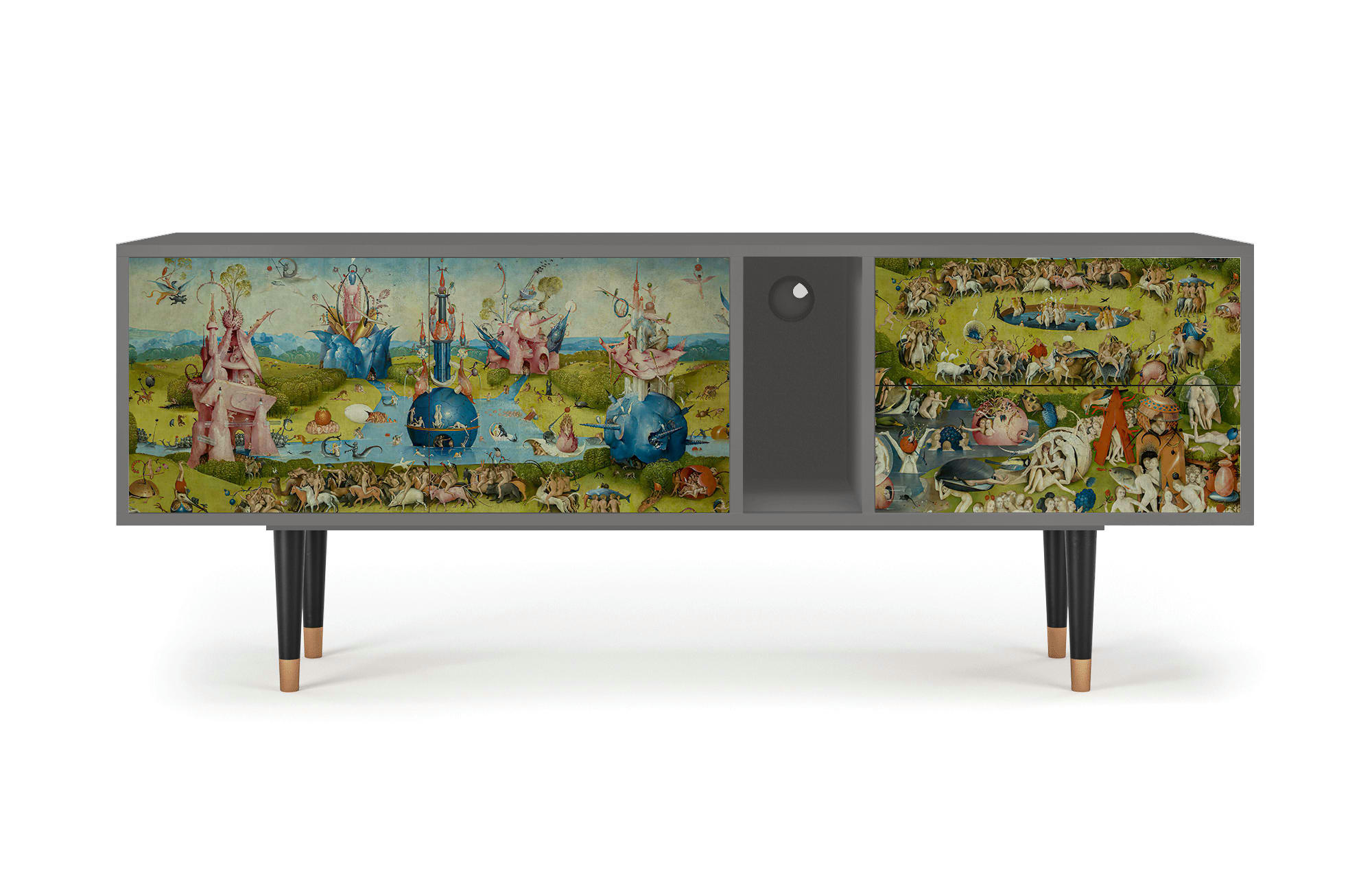 THE GARDEN BY HIERONYMUS BOSCH - Meuble TV  multicolore 2 tiroirs et 2 portes L 170 cm