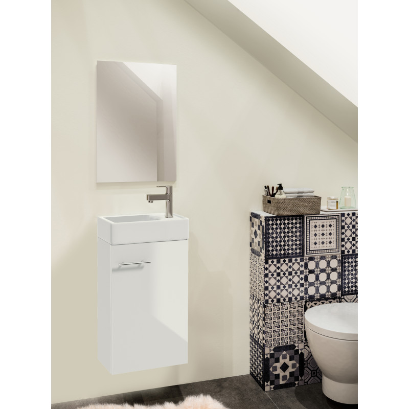 Meuble lave-mains Mike Pack blanc 40 x 22 x 68 cm ALLIBERT