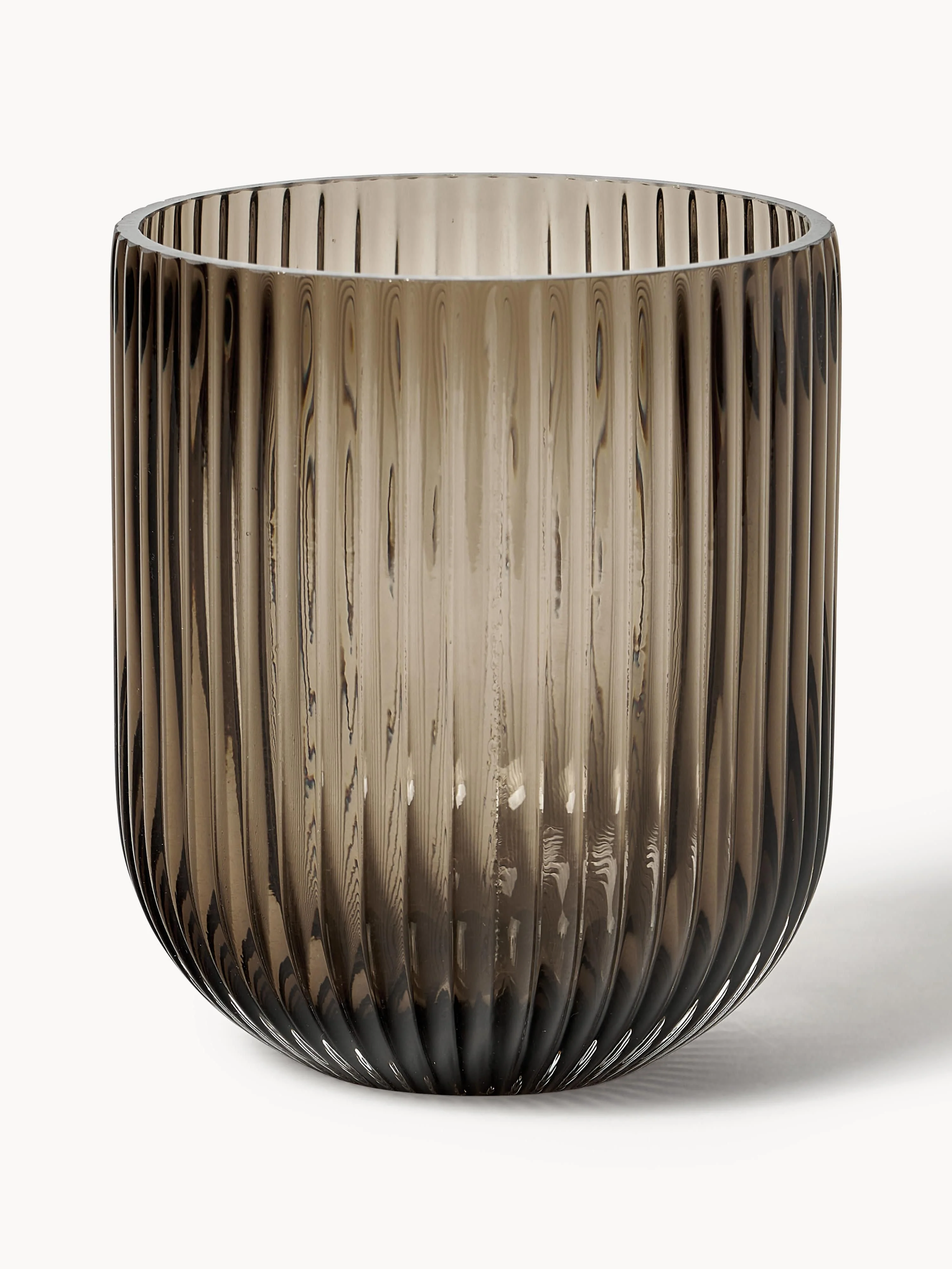 Glas-Vase Simple Stripe Small, H 14 cm