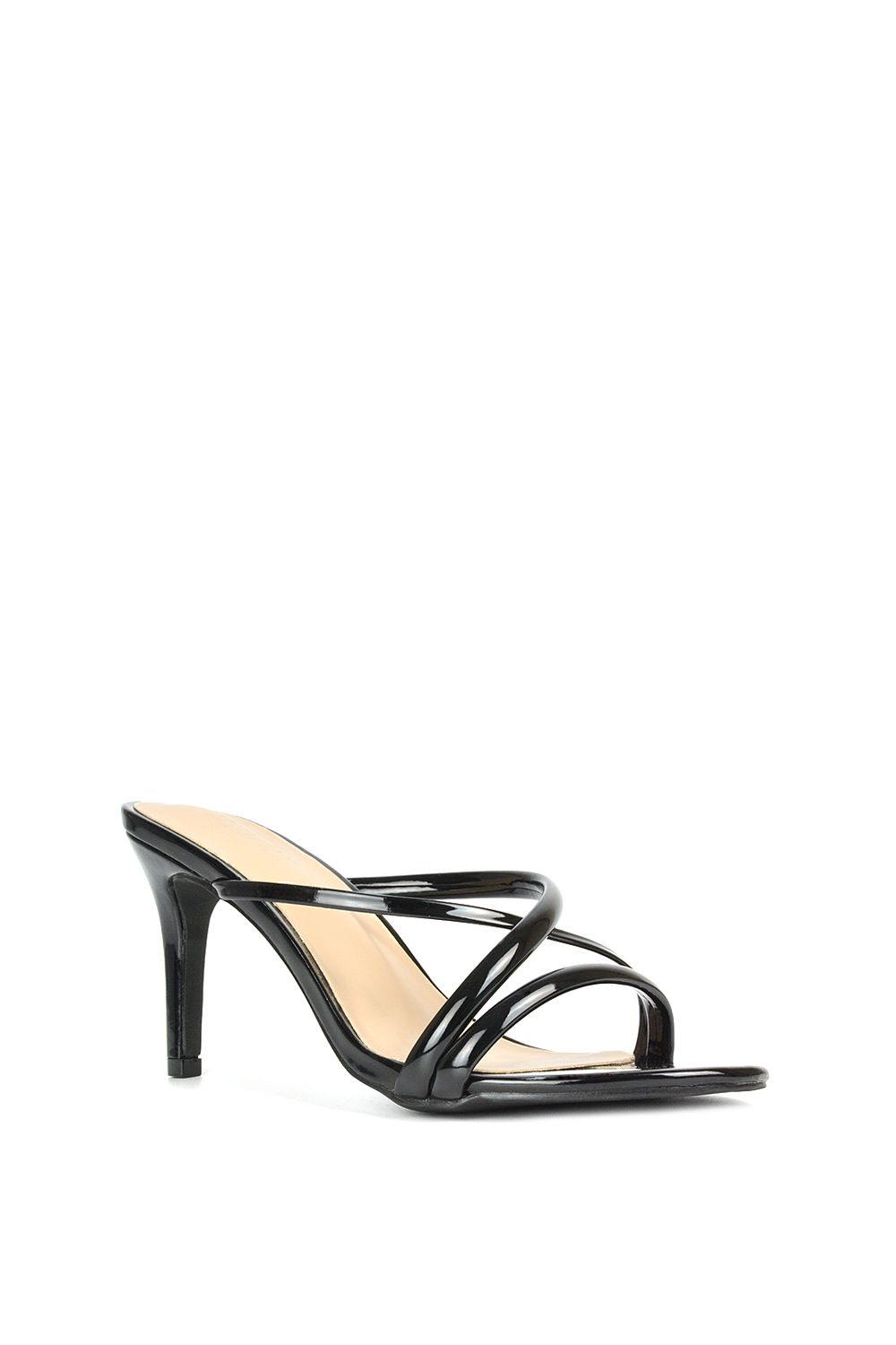 XY London Angel' Stiletto High Heel Mule Sandals