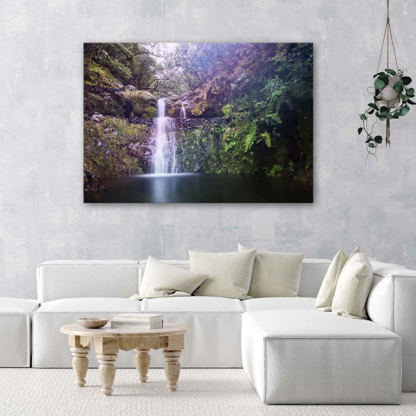 Feeby Obraz na płótnie Wodospad w lesie 60x40