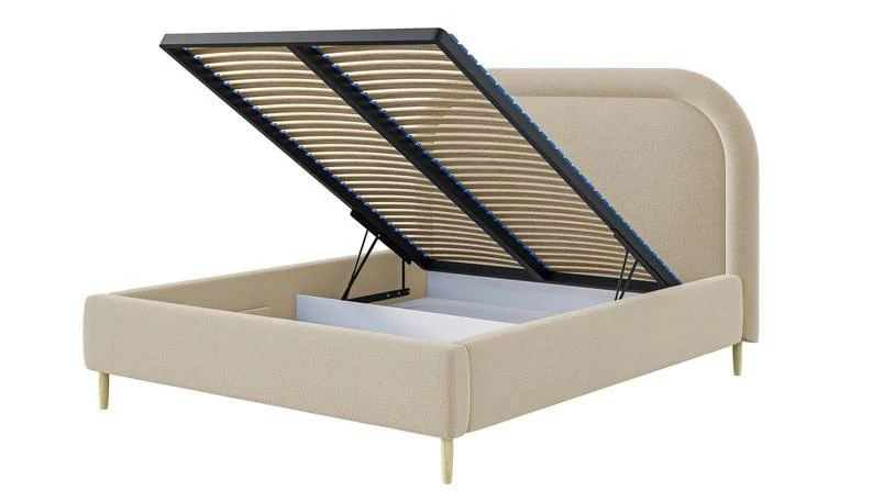 Bedframe Lorena chenille 140 x 200 cm