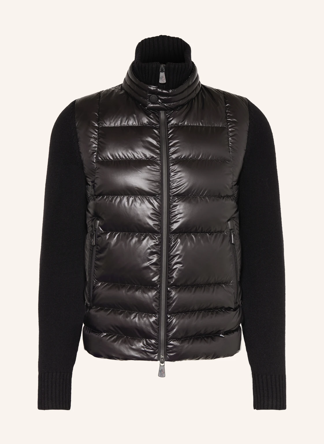 MONCLER GRENOBLE Daunenjacke im Materialmix