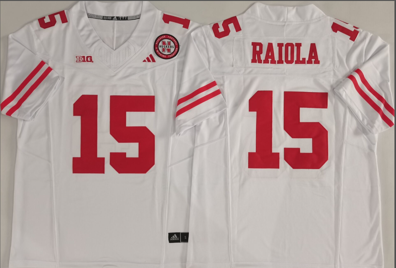 Dylan Raiola NCAA Nebraska Cornhuskers Adidas Vapor Limited Jersey