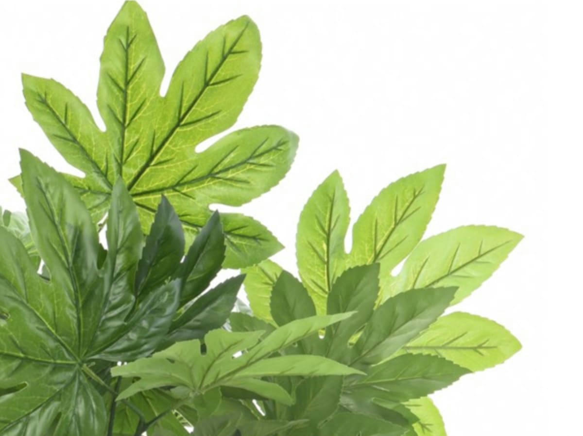 - Aralie artificielle 90 cm en pot vert