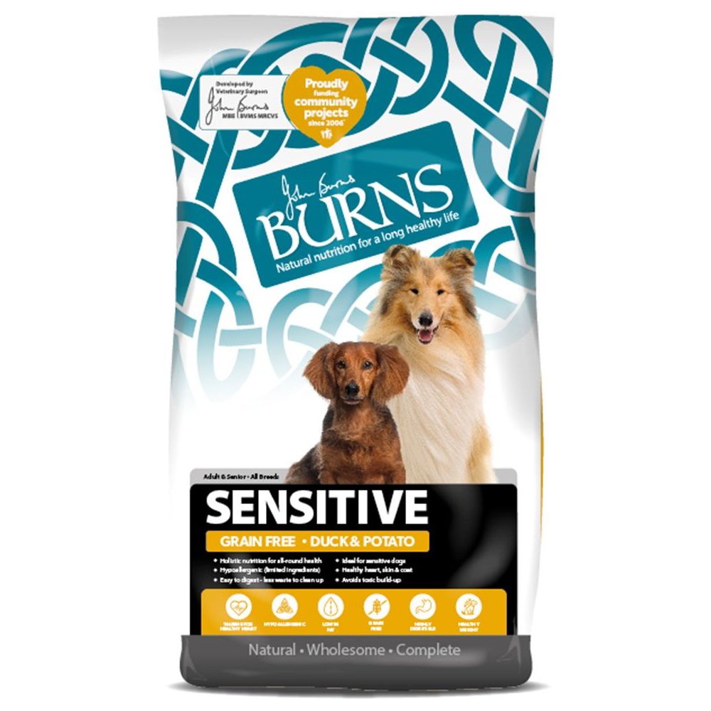 Burns Adult & Senior Sensitive Duck & Potato