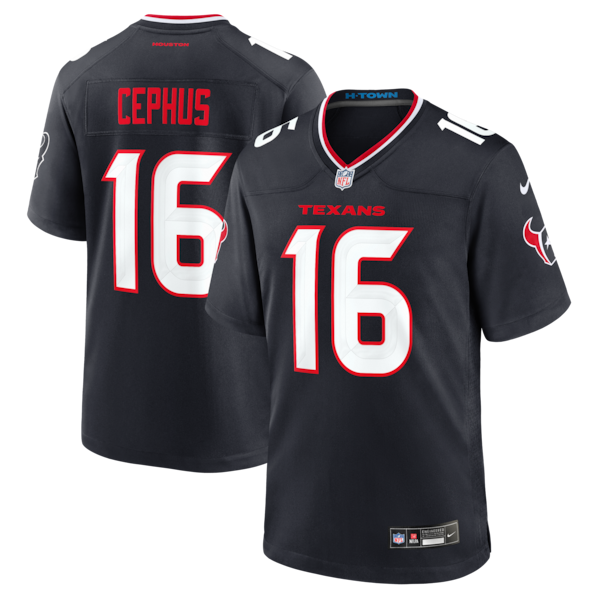 Quintez Cephus Houston Texans Nike Team Game Jersey -  Navy