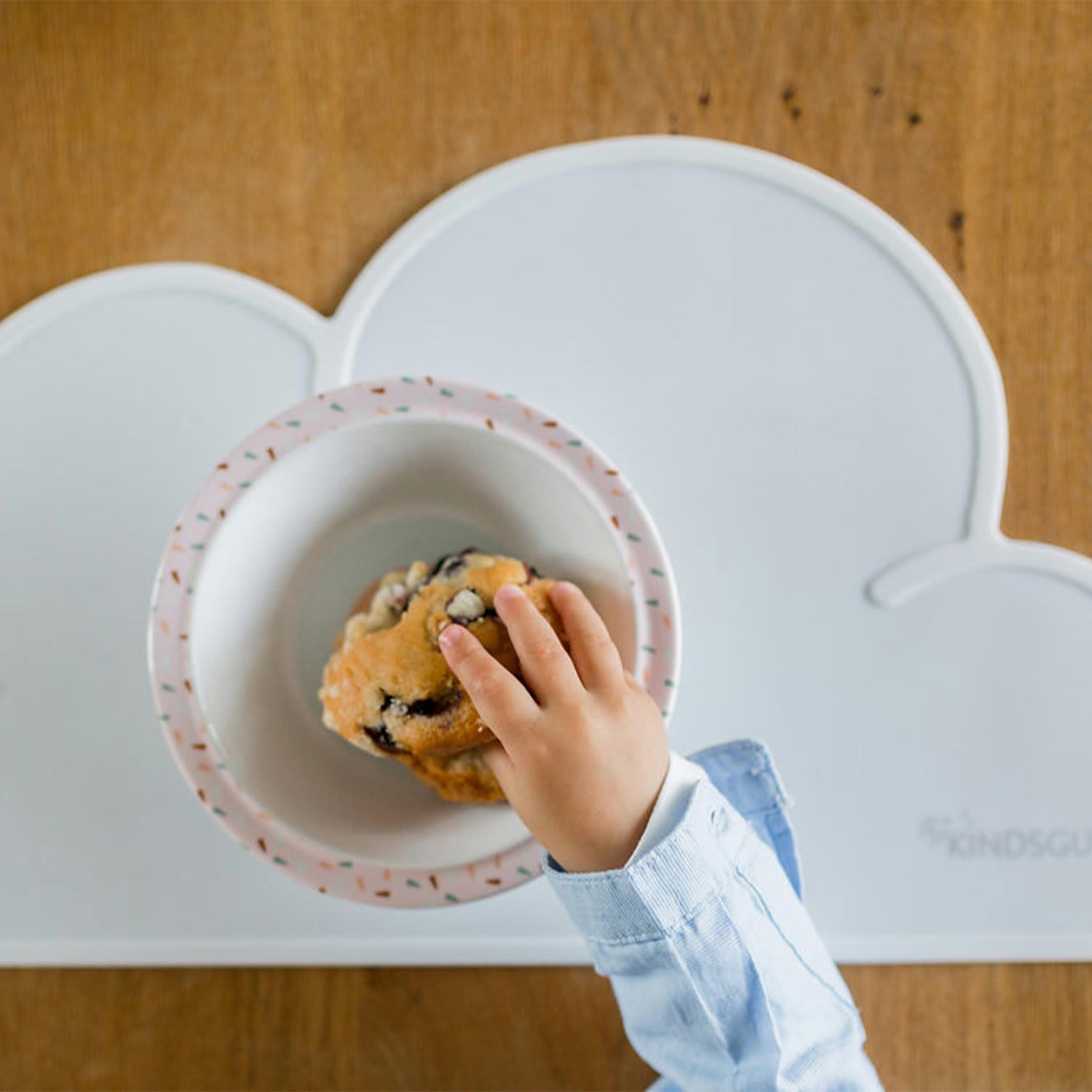 - Set de table en forme de nuage en silicone