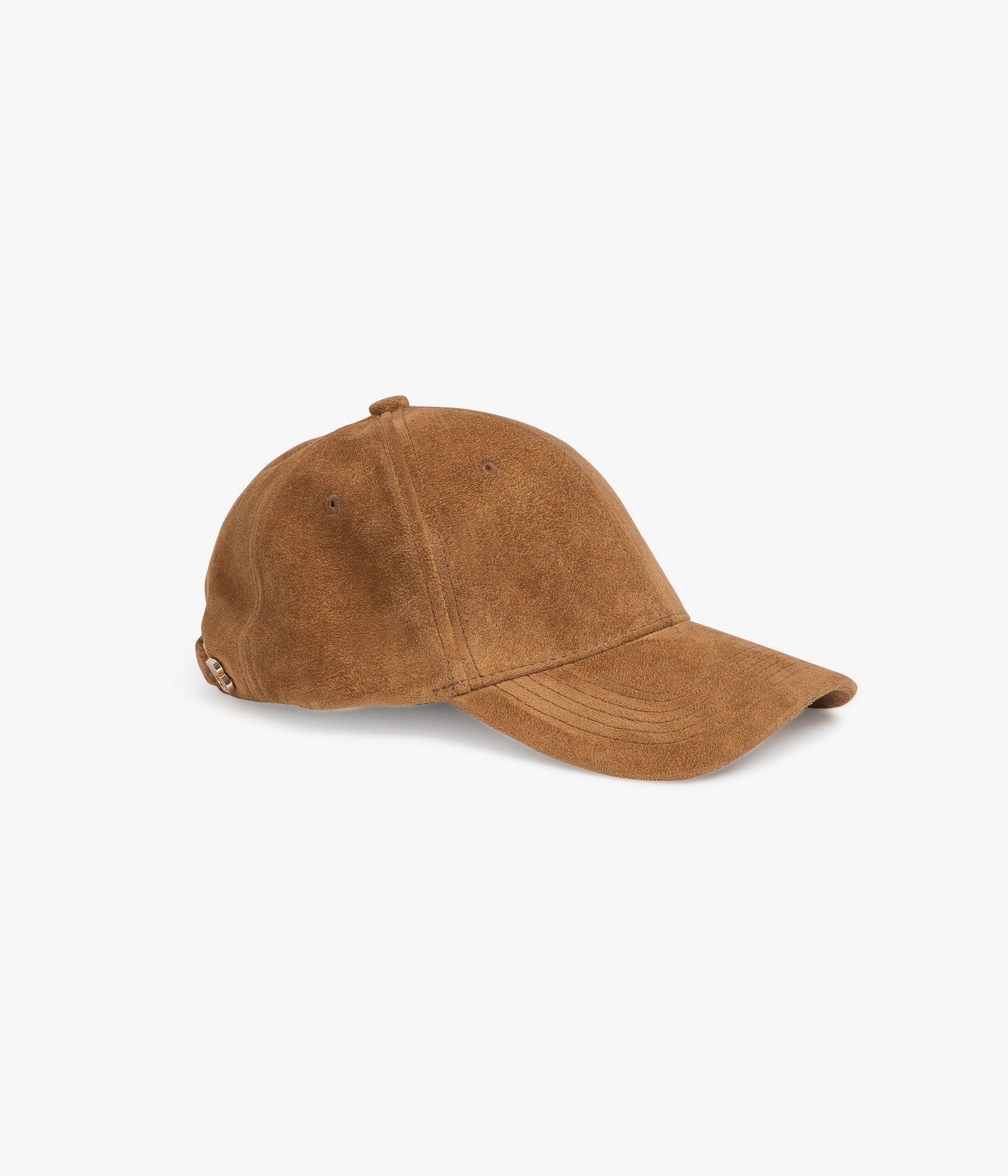 Casquette en suédine Méloa cognac
