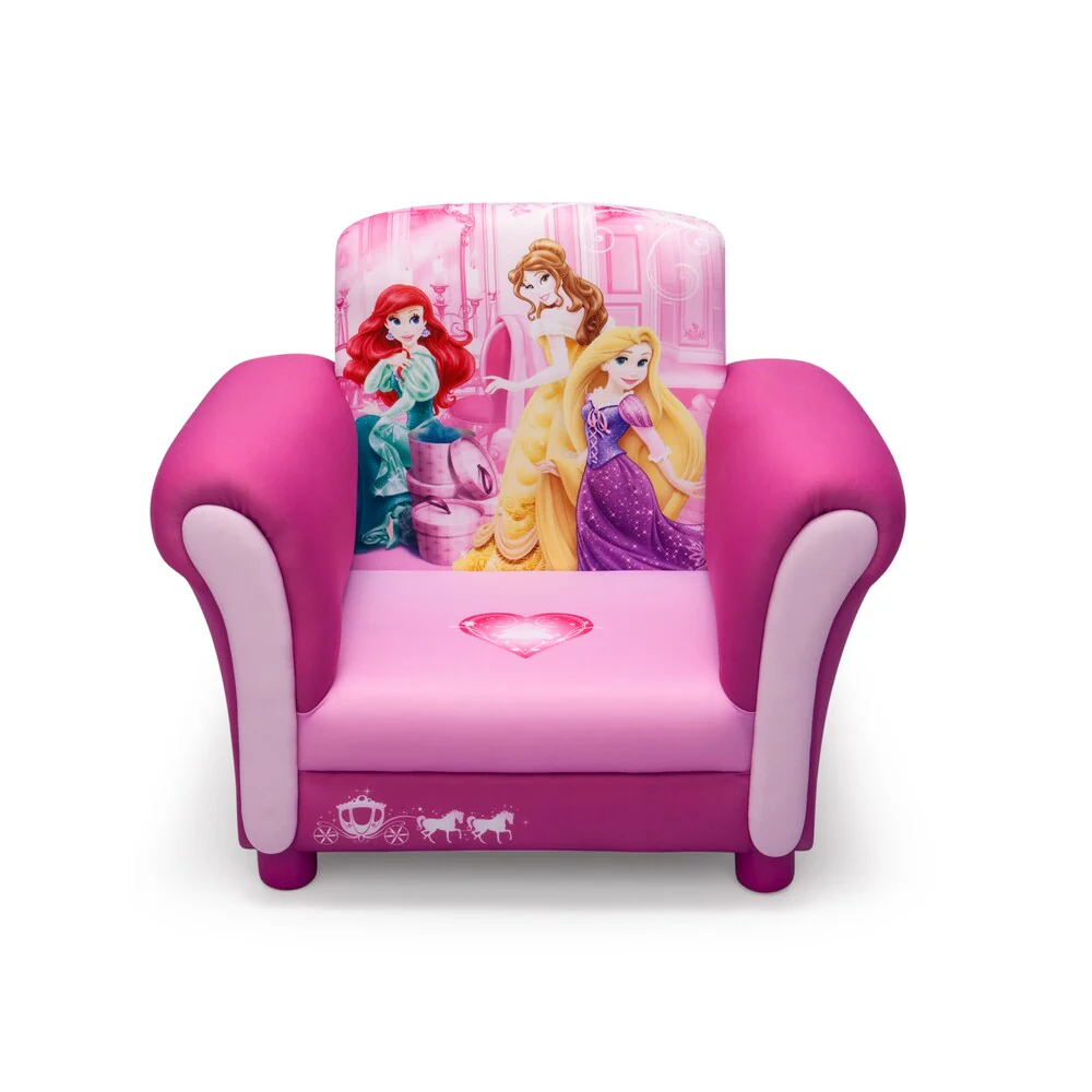 Princess Upholstered Chair by Delta Children