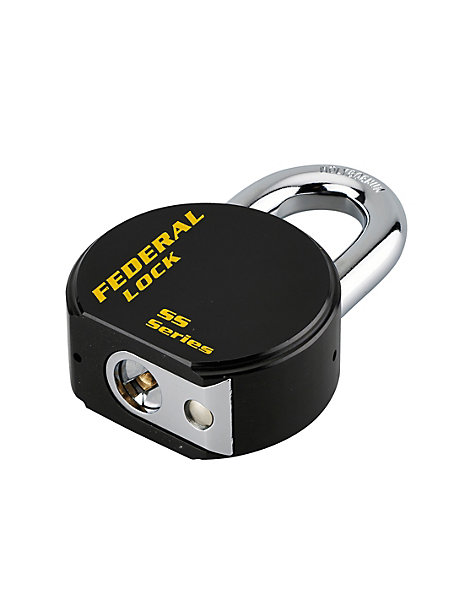 Cadenas à clé Fédéral Lock 720 UNIKEY (achetez-en plusieurs, ouvrez avec la même clé), 63.5mm, 2 clés - THIRARD