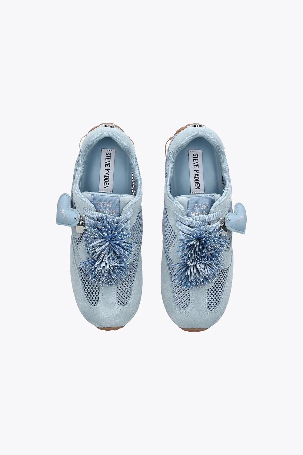 STEVE MADDEN Coheart Blue' Fabric Trainers