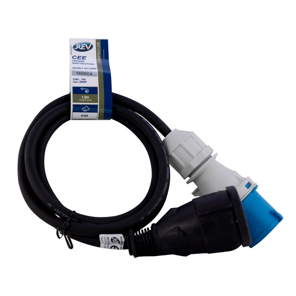 Adapter-Leitung, 1,5 m, Schwarz