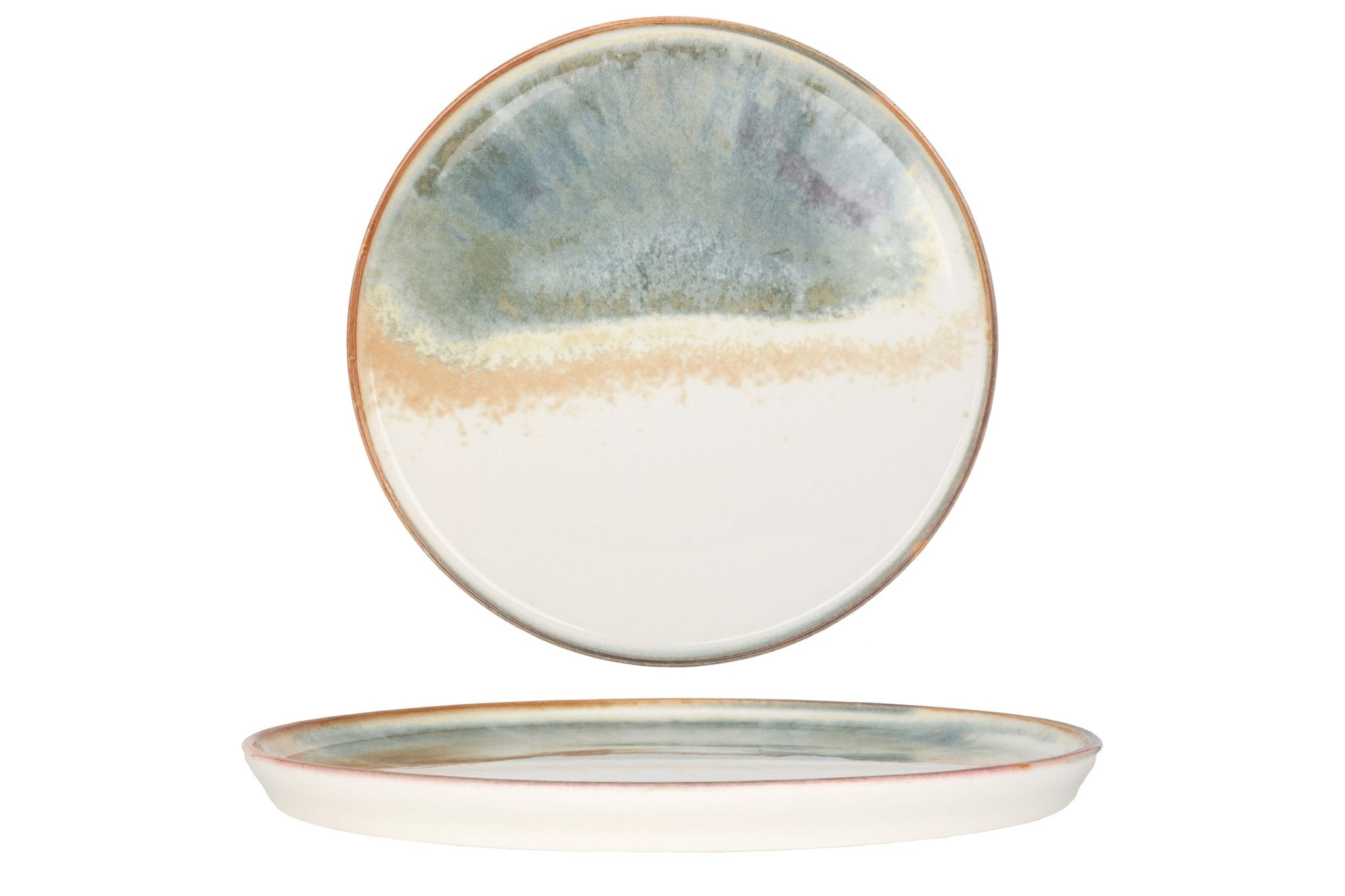 Bonna Gebaksbord - Fium - Porselein - 22 cm - set van 6