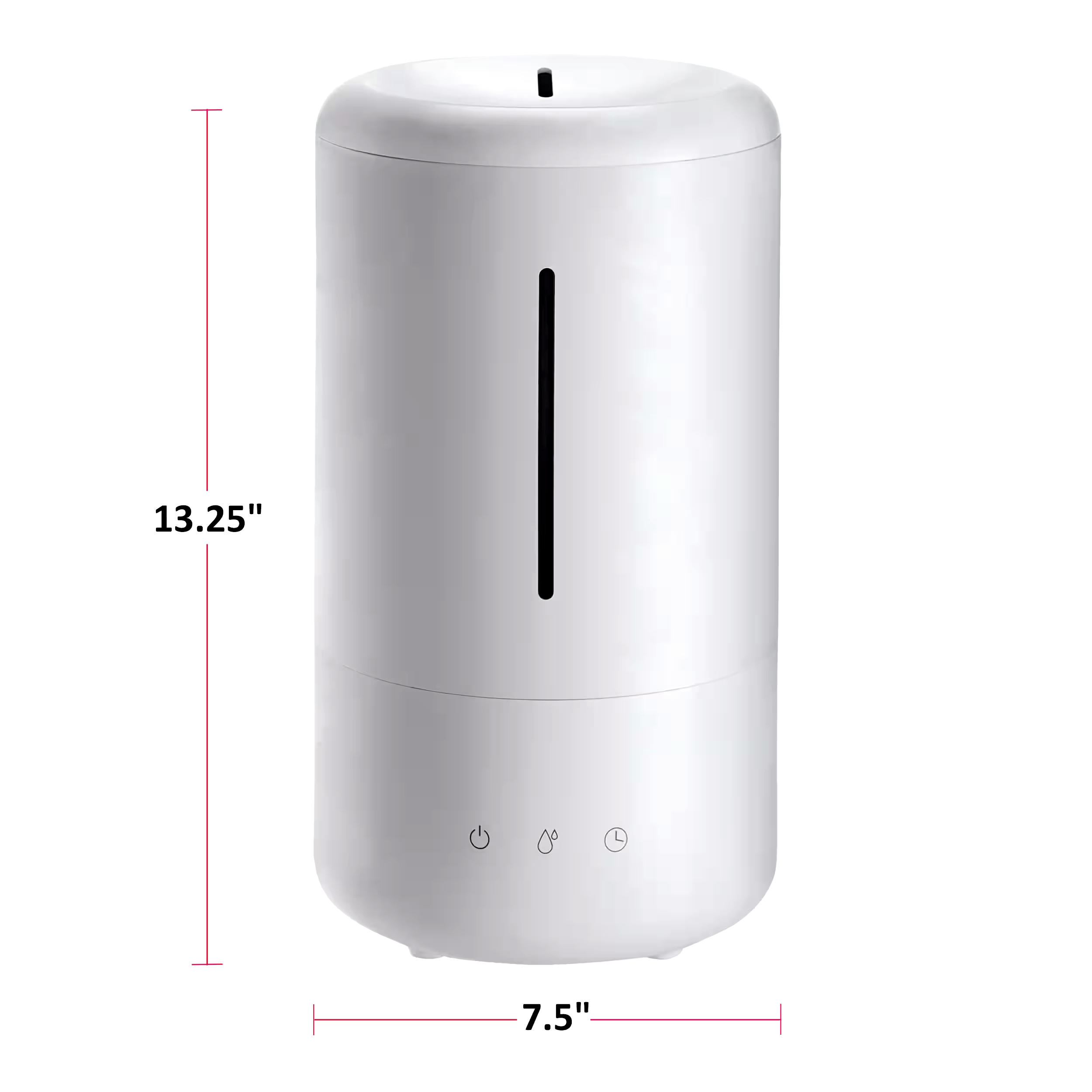 NOMA 3-Speed Top-Fill Ultrasonic Cool Mist Air Humidifier, White, 3.5-L