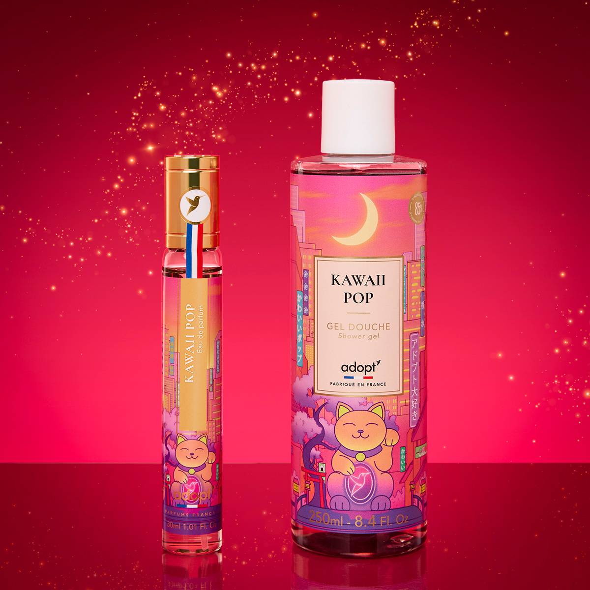 Kawaii Popcoffret eau de parfum 30 ml   gel douche 250 ml