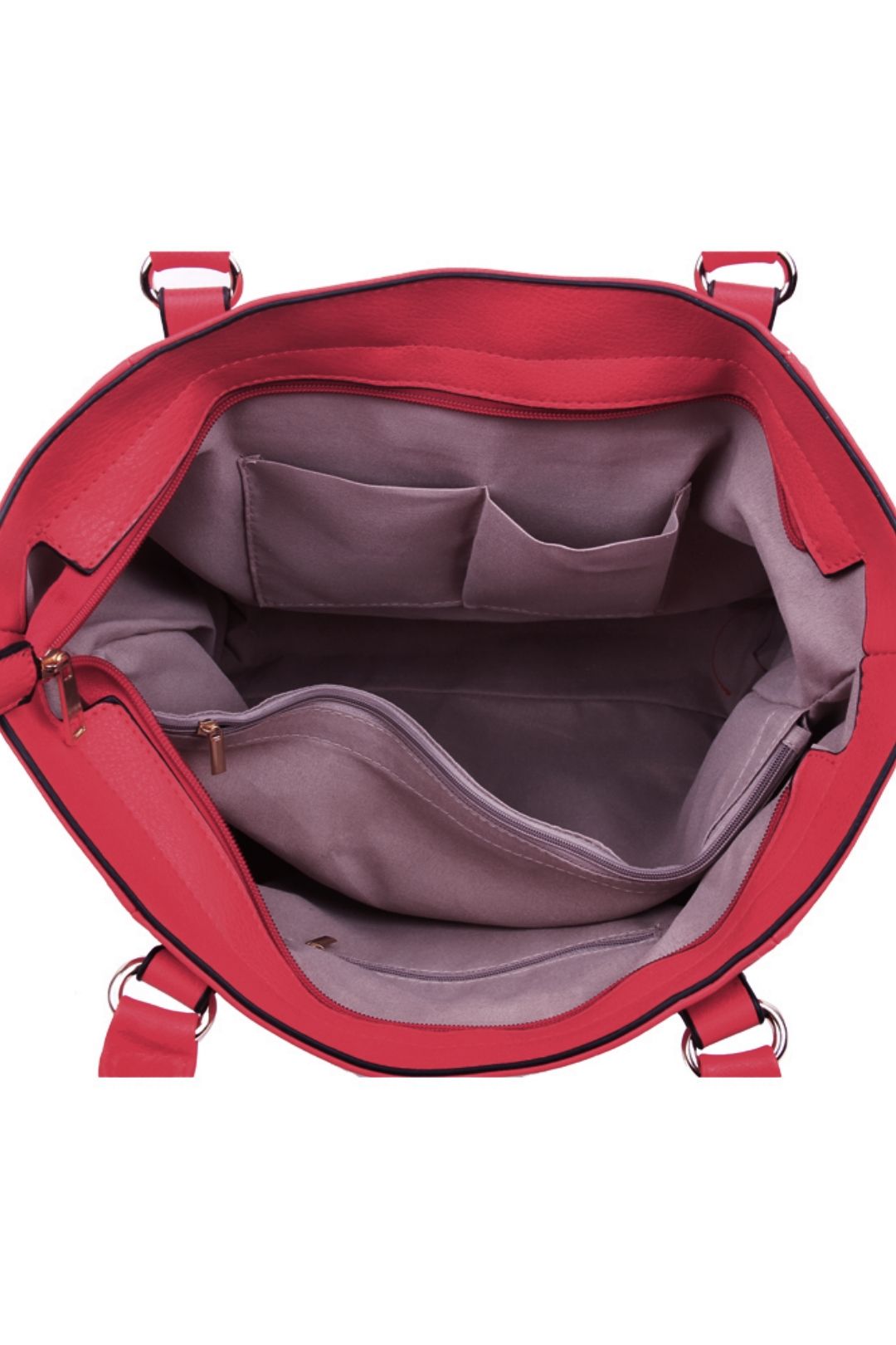 Fontanella Fashion Verinique PU Leather Oversized Shoulder Tote Bag