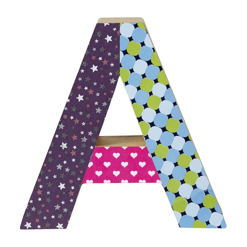 Kartonnen letter A