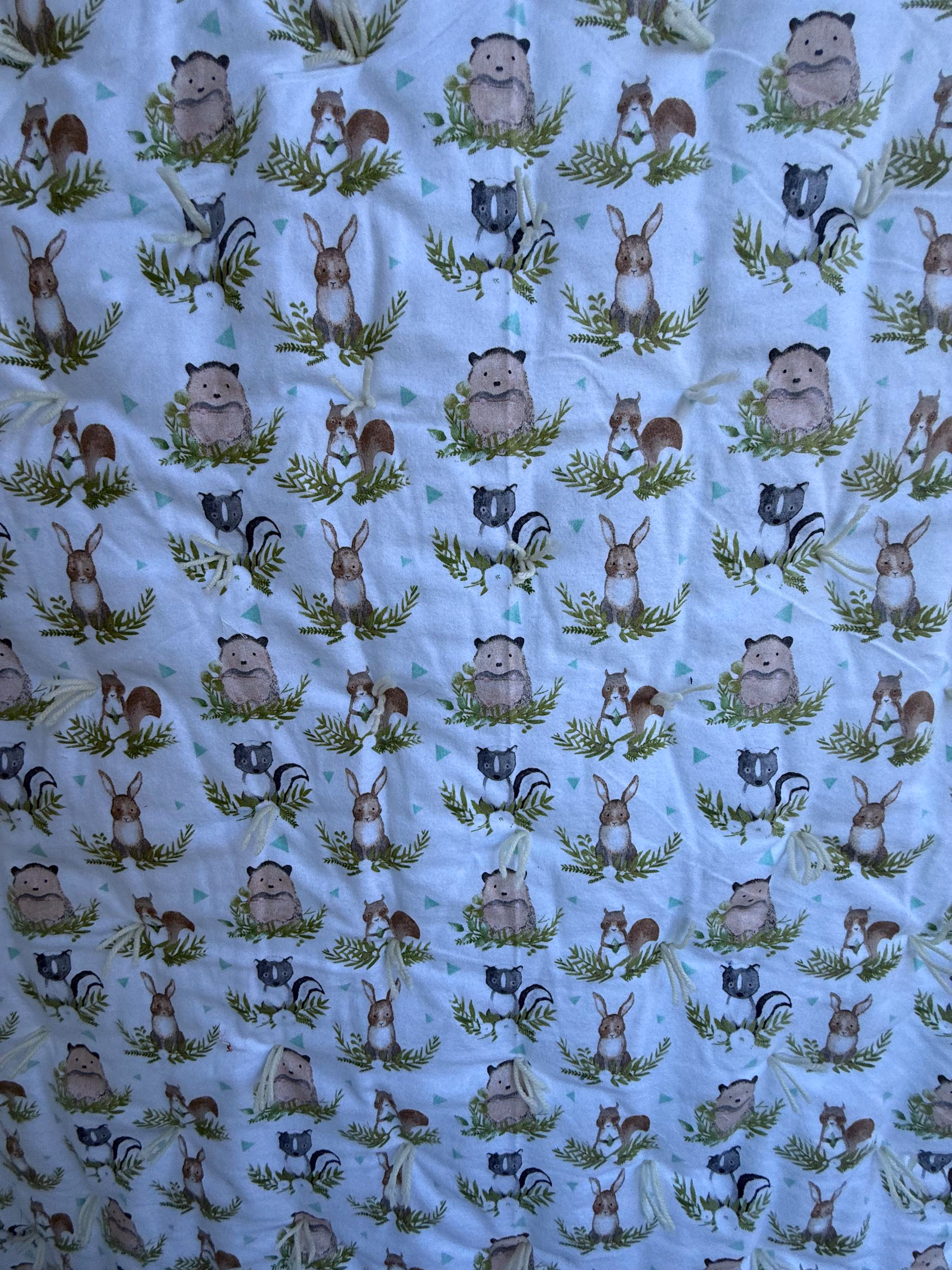 GRANNY'S hand tied MAGIC baby Quilt