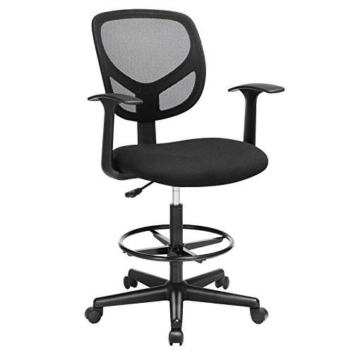 Krzesło Biurowe Ergonomiczny Stołek Roboczy Z Podłokietnikam
