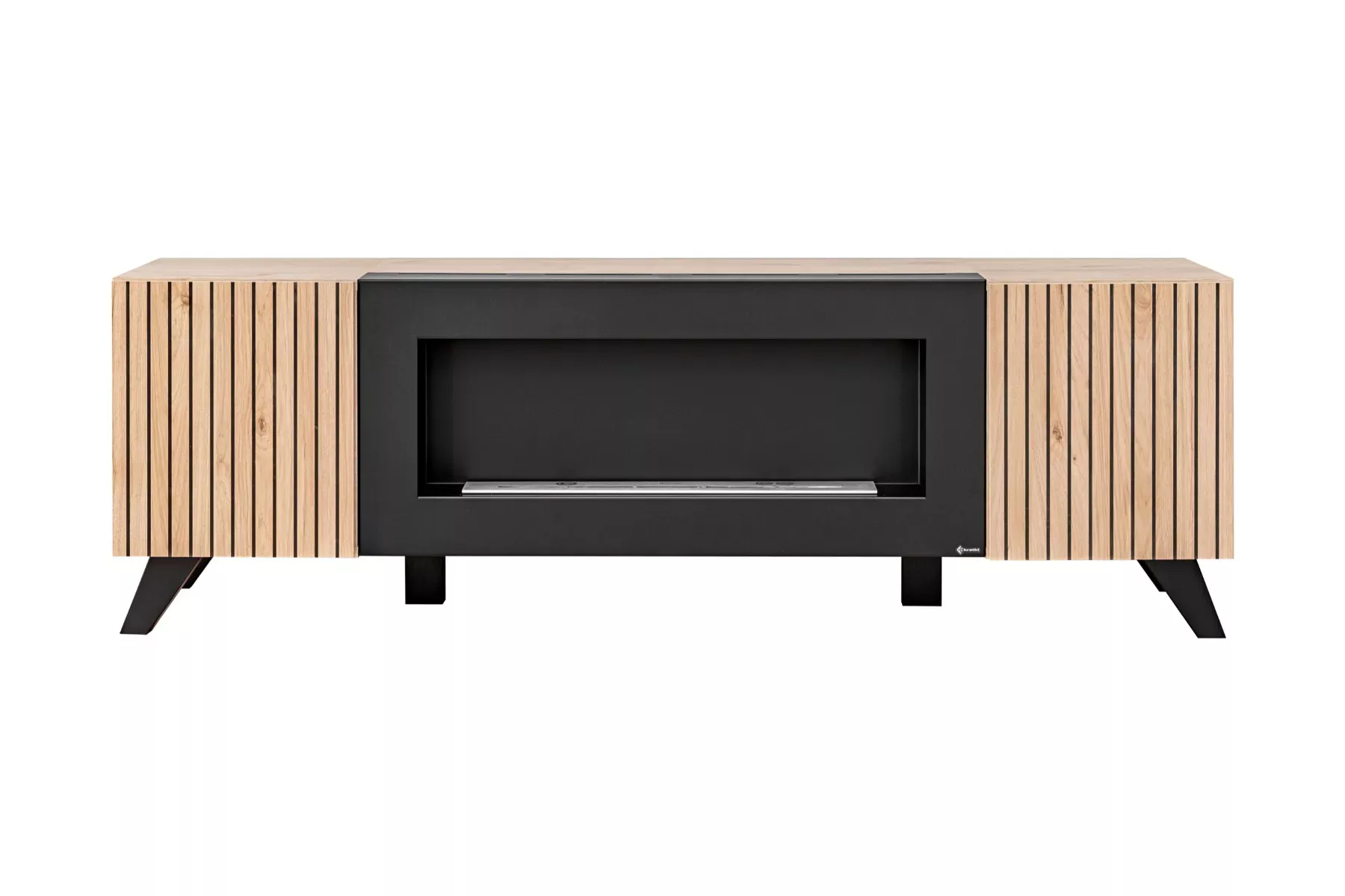 Stolik RTV LIAM 160 hickory jackson z biokominkiem