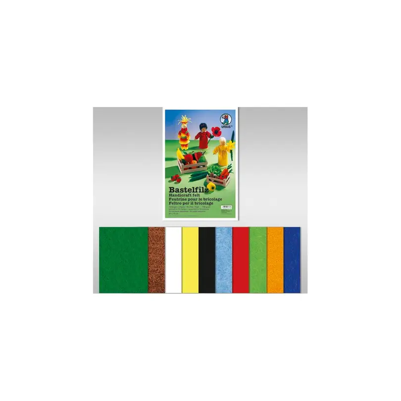 Bastelset 10er-Set Bastelfilz