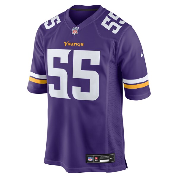 Eric Wilson Minnesota Vikings Nike Team Game Jersey -  Purple