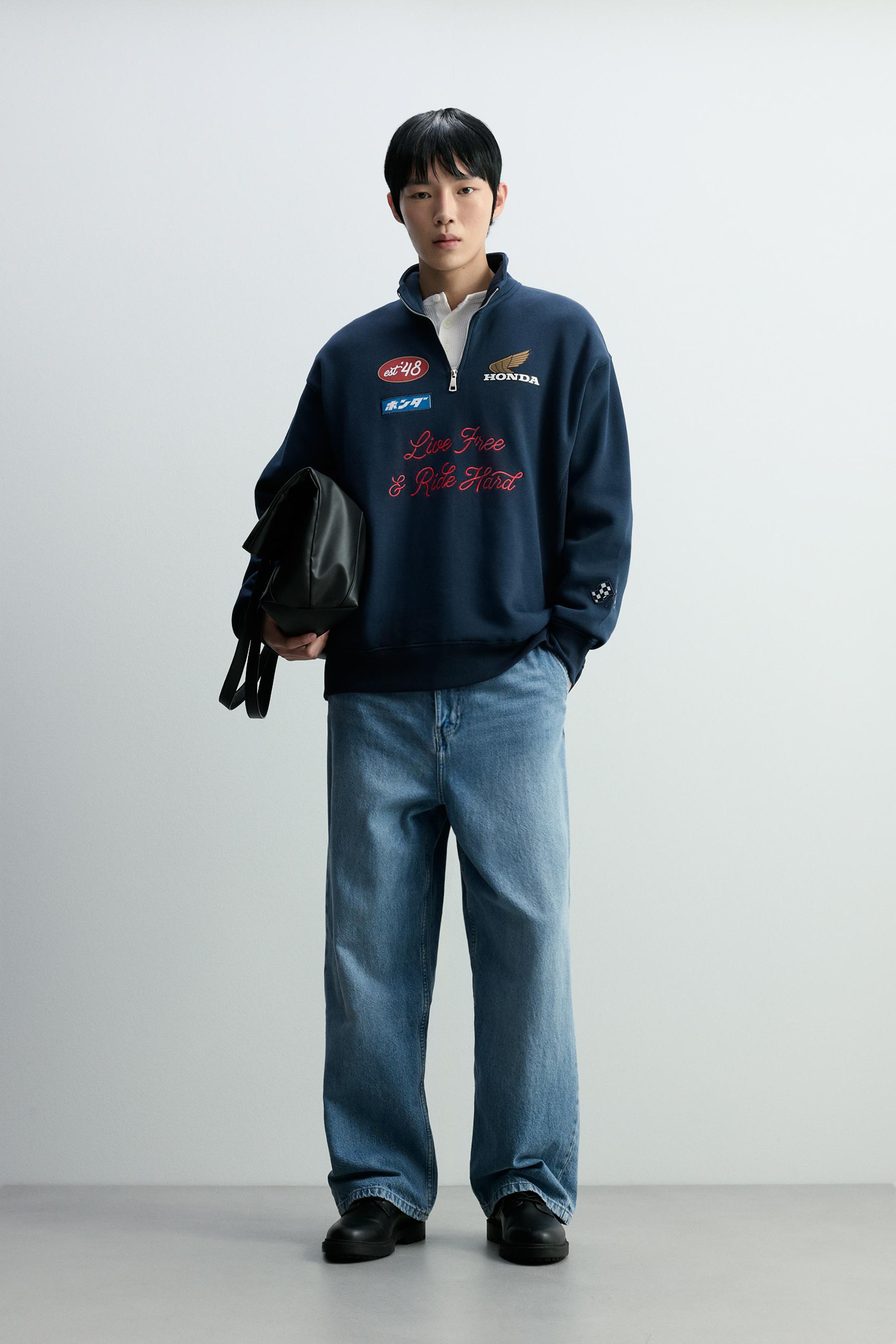 Sudadera cremallera Honda