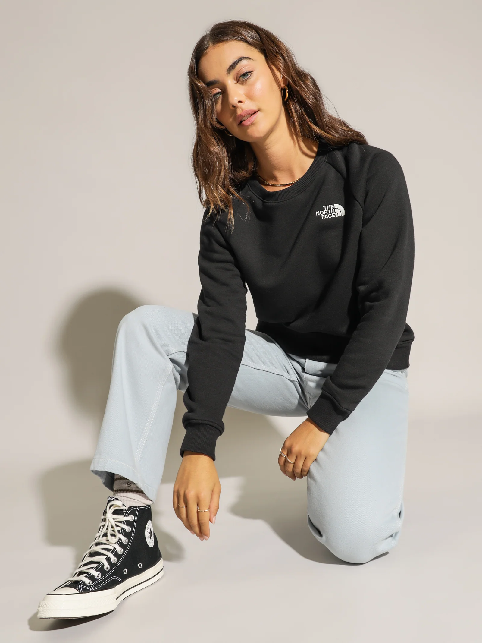 Simple Logo Raglan Crew