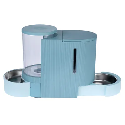 TIAKI Light Blue Food and Water Dispenser