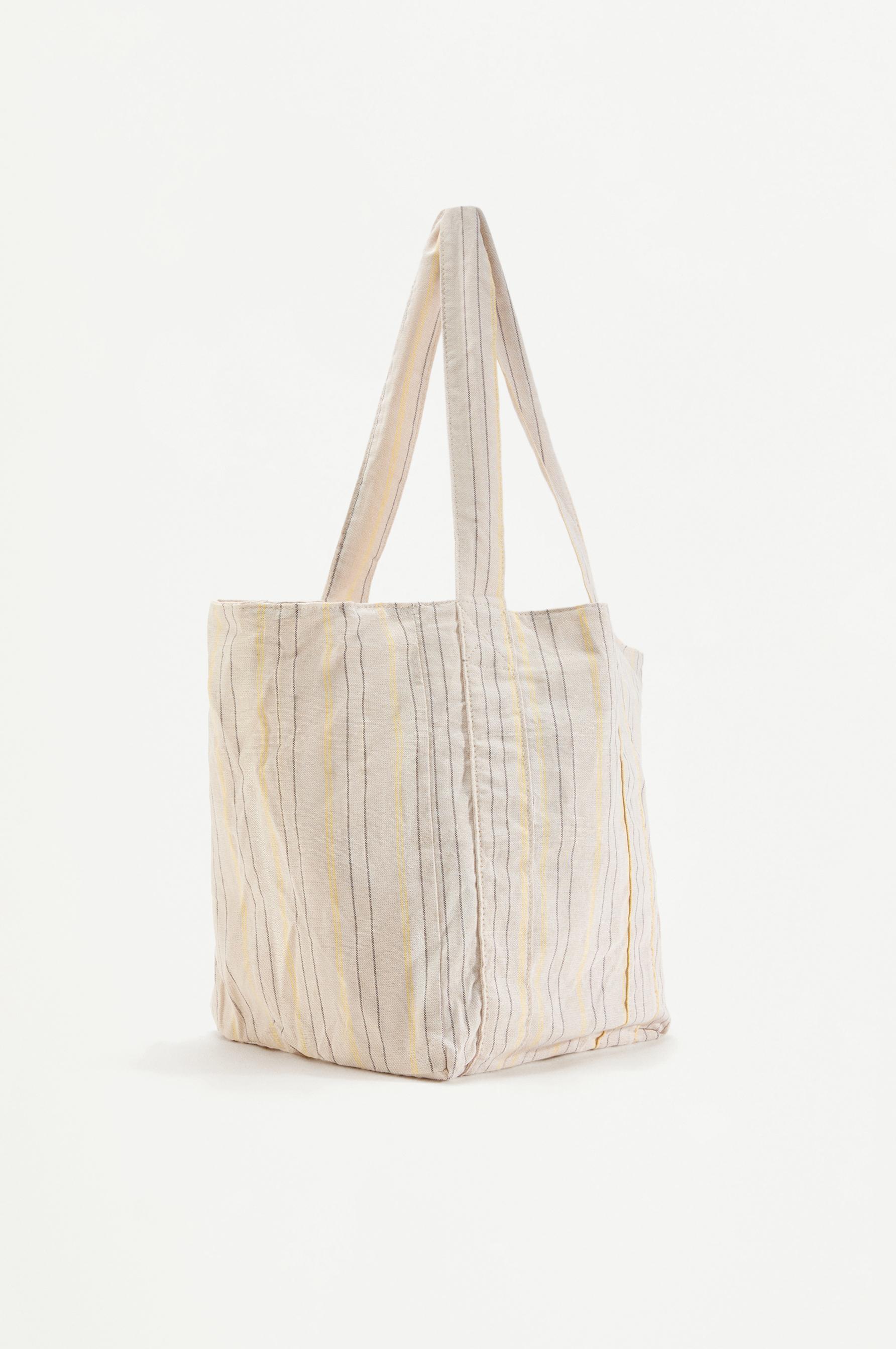Bolso shopper rayas
