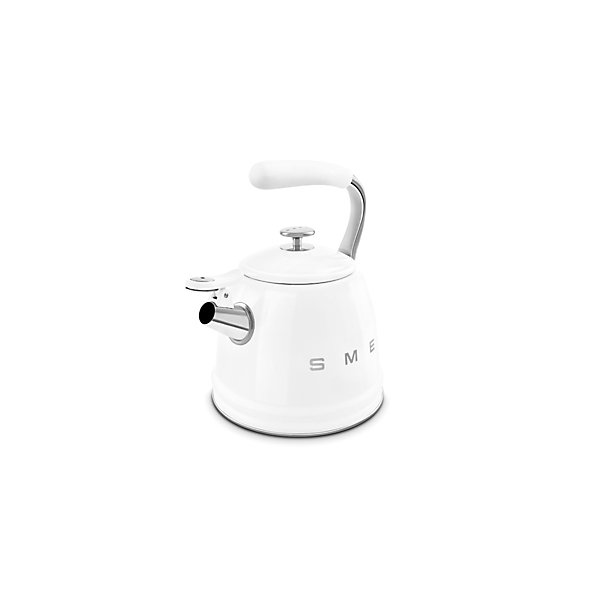 Bouilloires à sifflet 2.3l blanc Smeg WKF01WH années 50