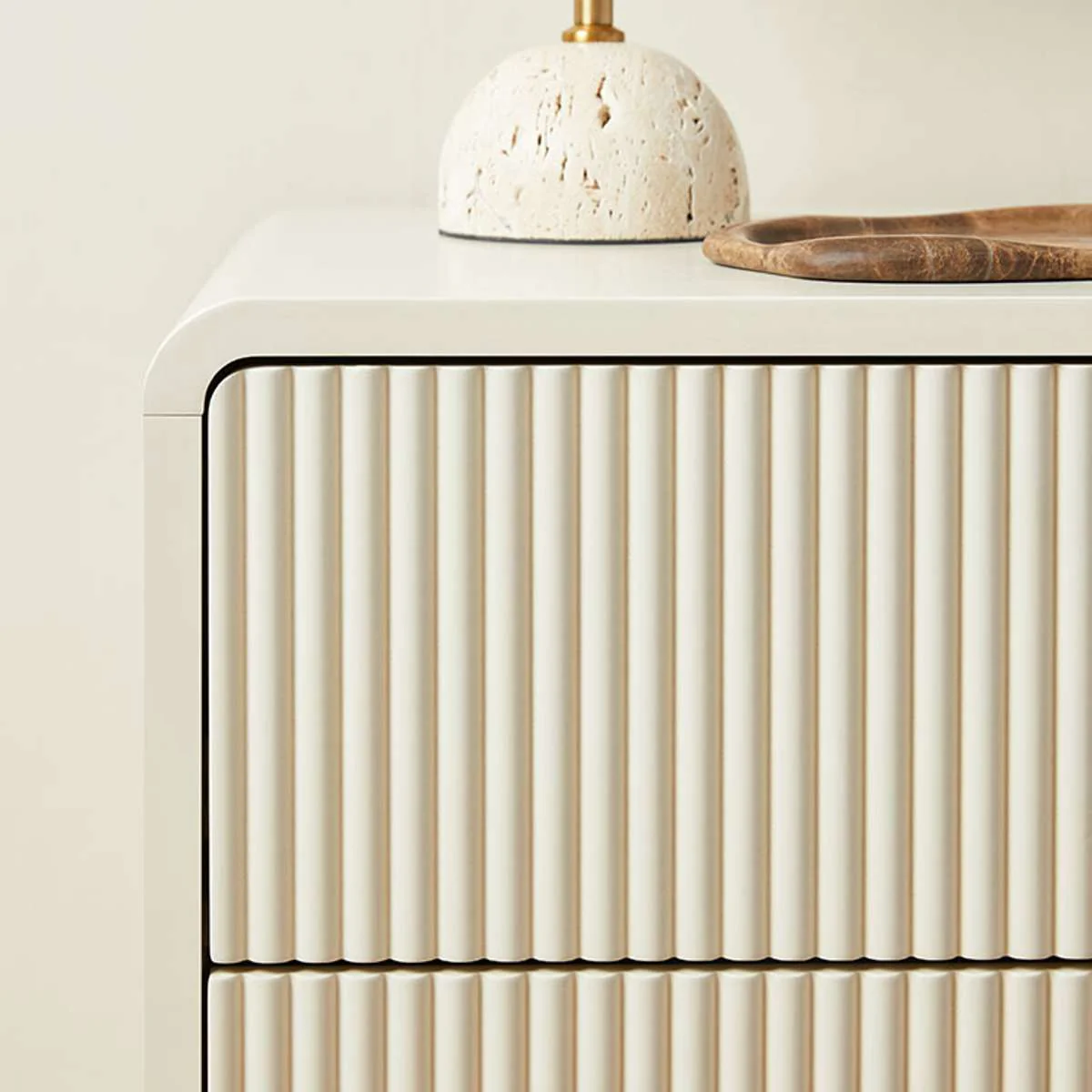 Majorca Bedside Table - Beige