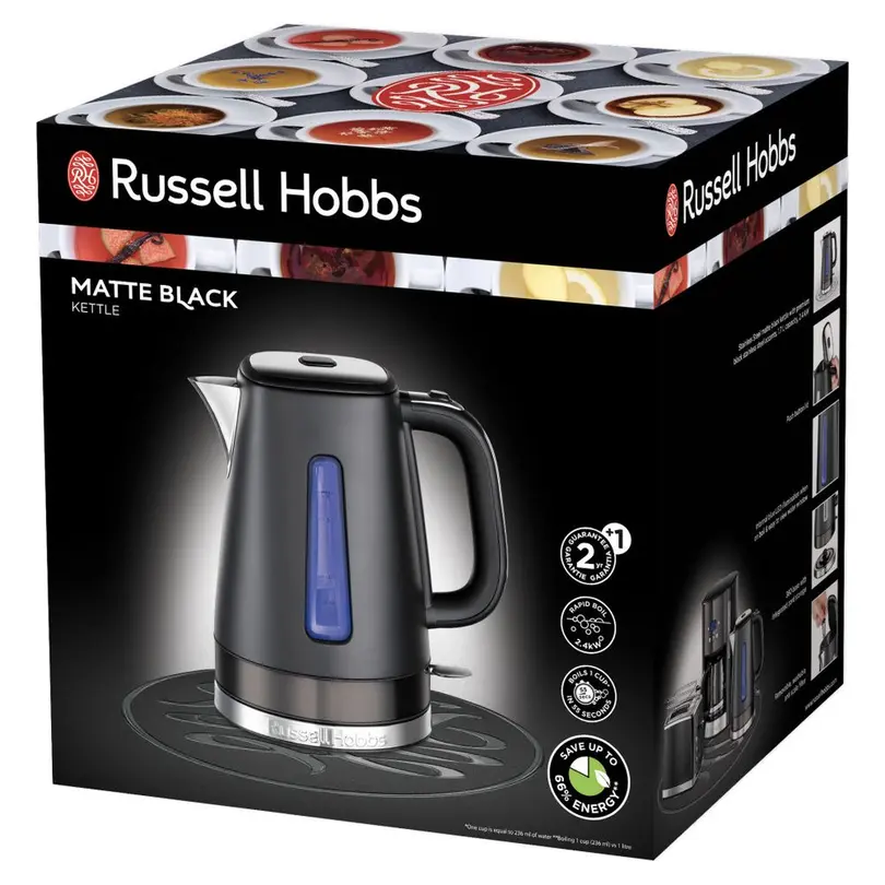 Wasserkocher Matte Black