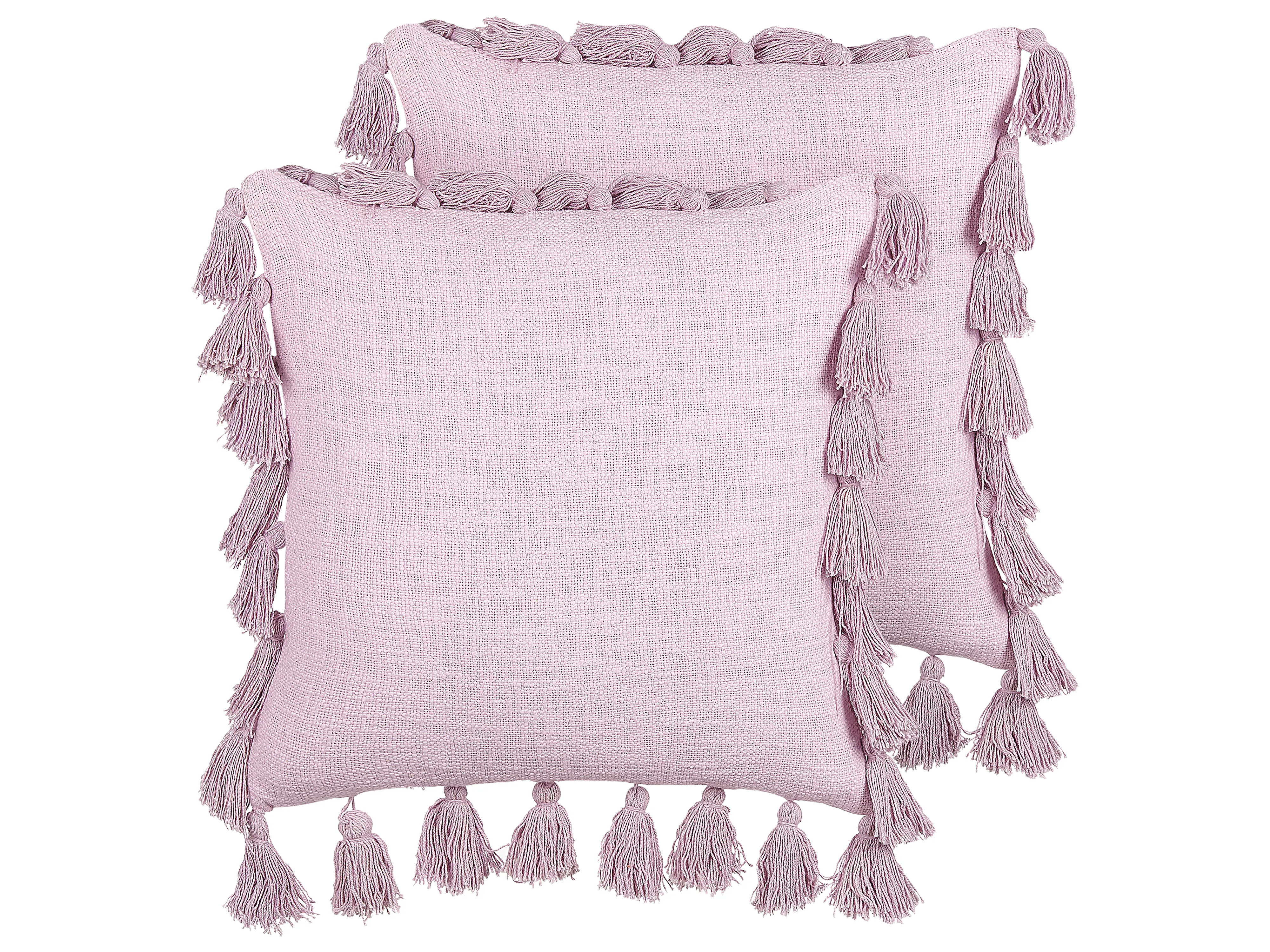 Throw Cushion LYNCHIS Cotton 45 x 45 cm Pink
