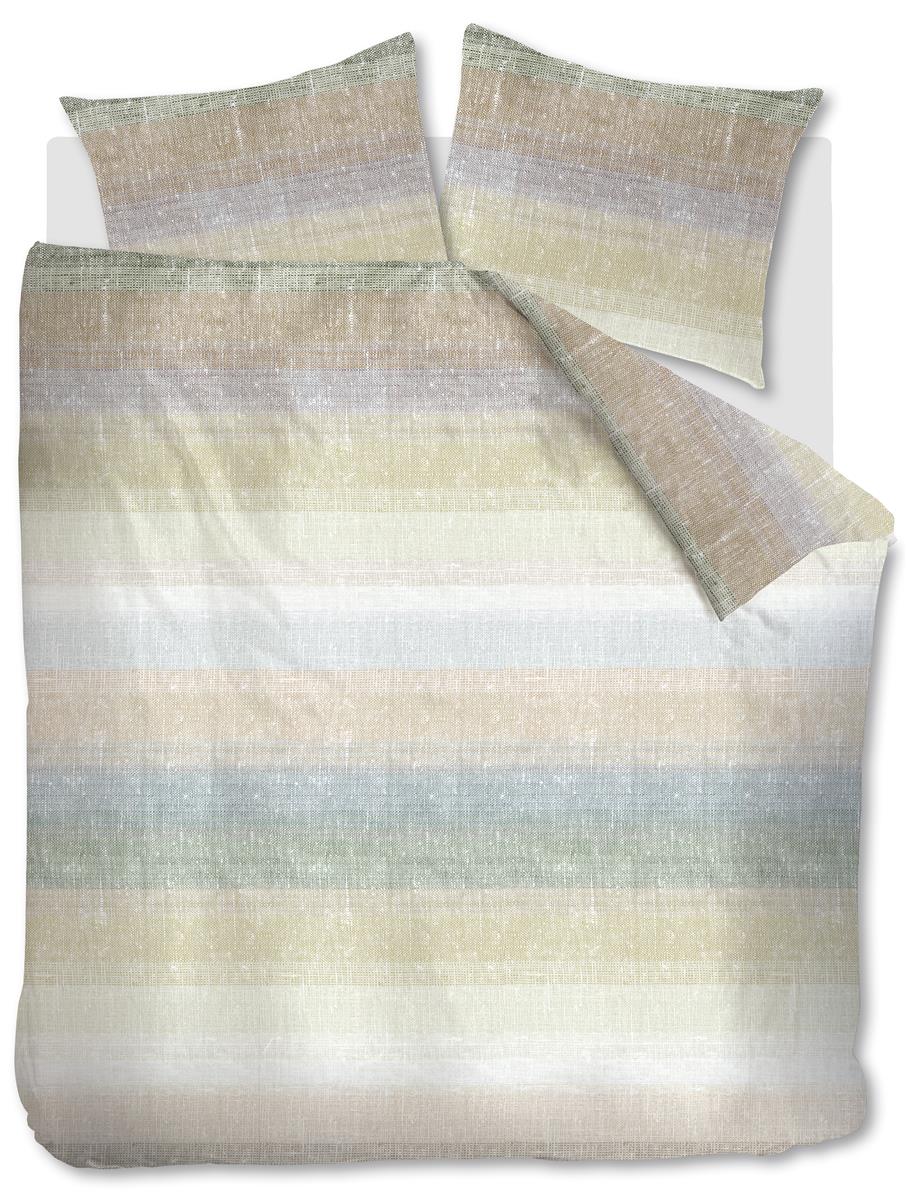 Ariadne at Home dekbedovertrek Colour Harmony - 200x200/220 cm - blauw groen