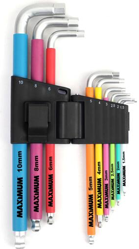 MAXIMUM Hex Key Set, Metric, 9-pc