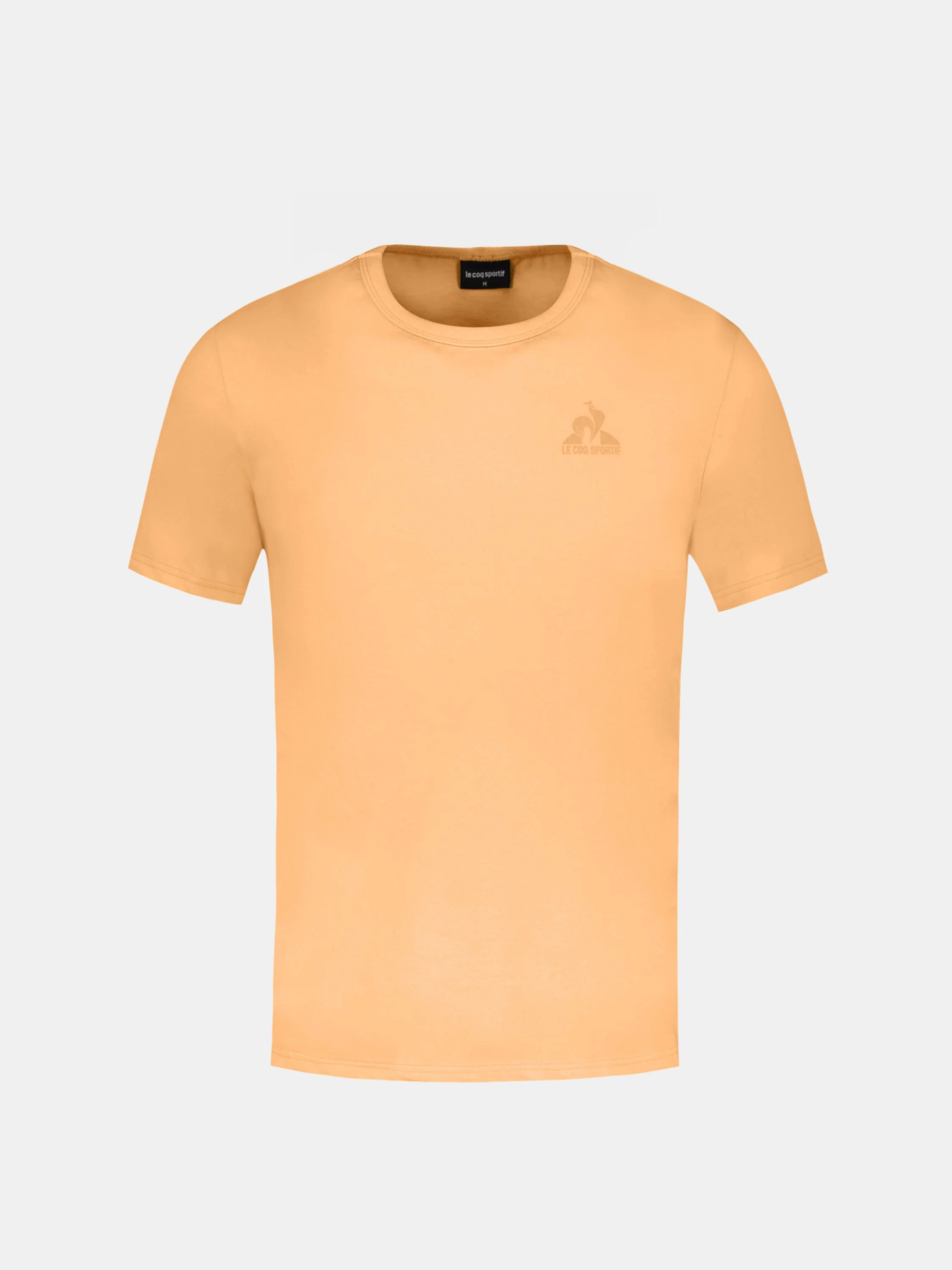 T-shirt Essentiel en jersey de coton avec logo ton sur ton