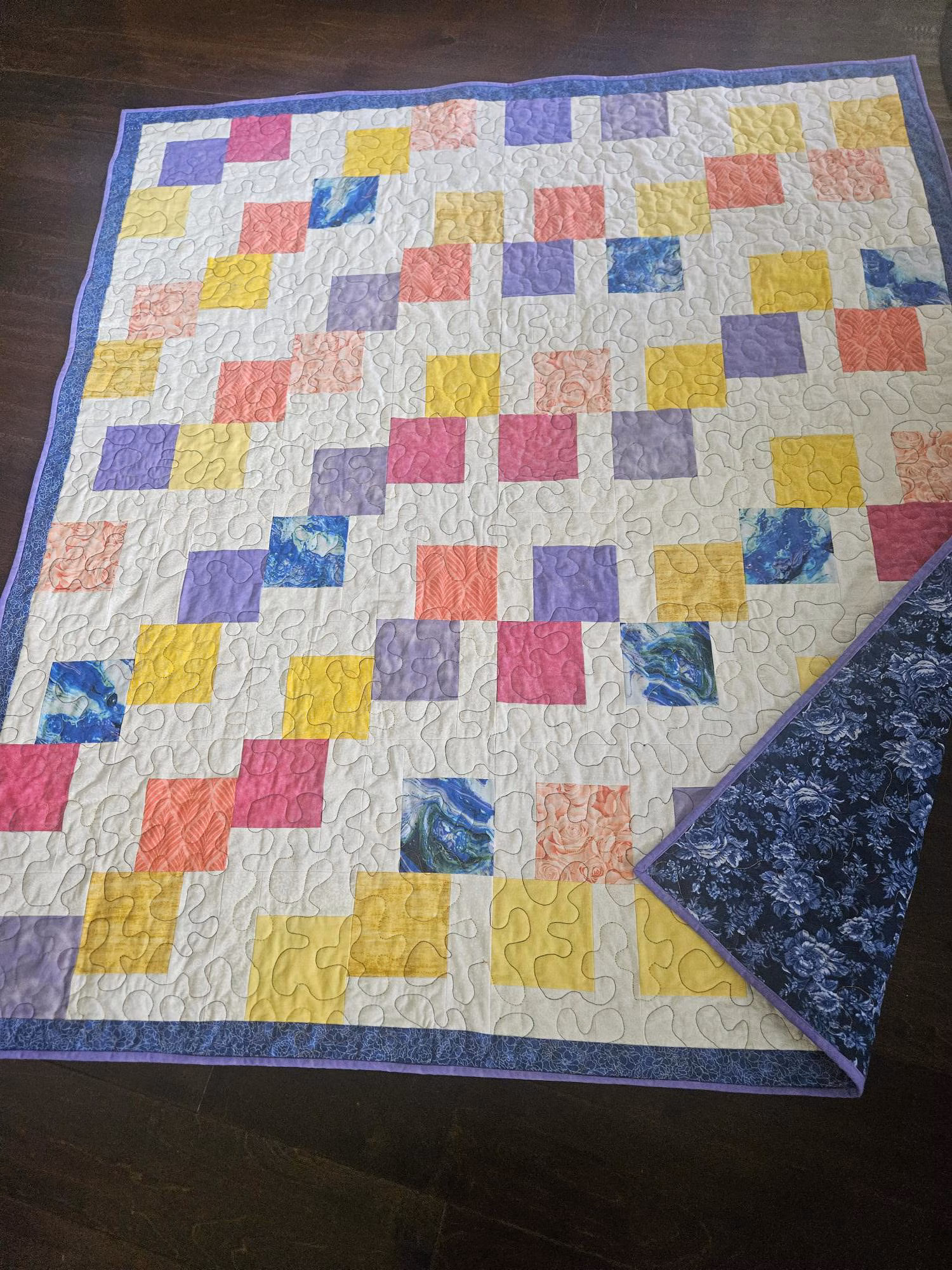 Lap quilt from pattern 