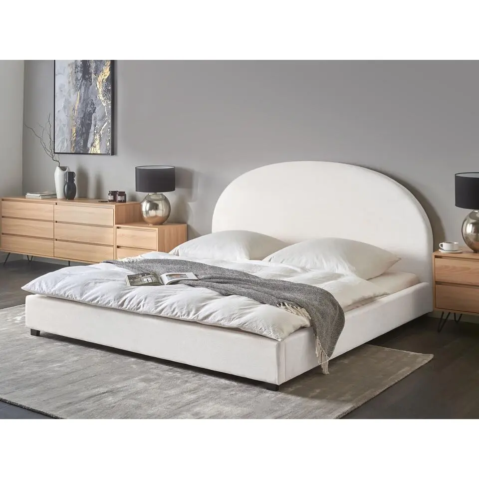 VAUCLUSE - Tweepersoonsbed - Gebroken wit - 140 x 200 cm - Polyester