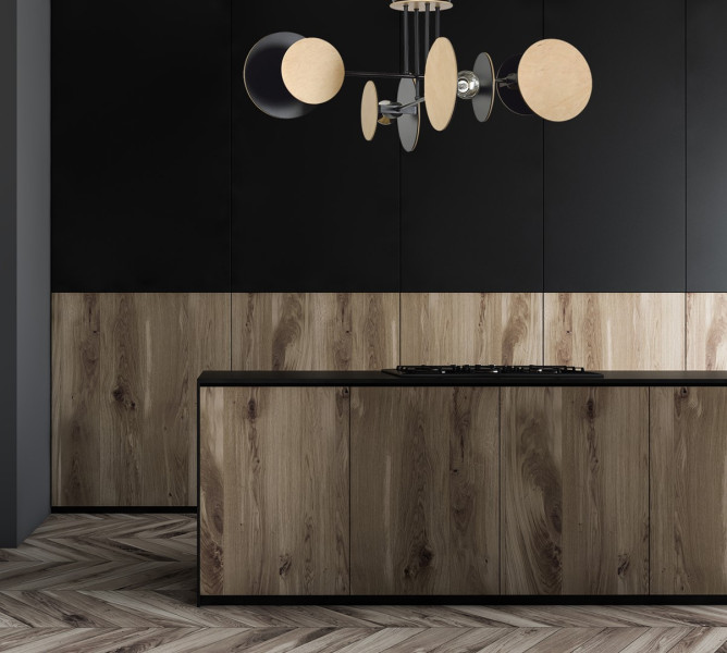 Lampa Sufitowa Zita 4 Black