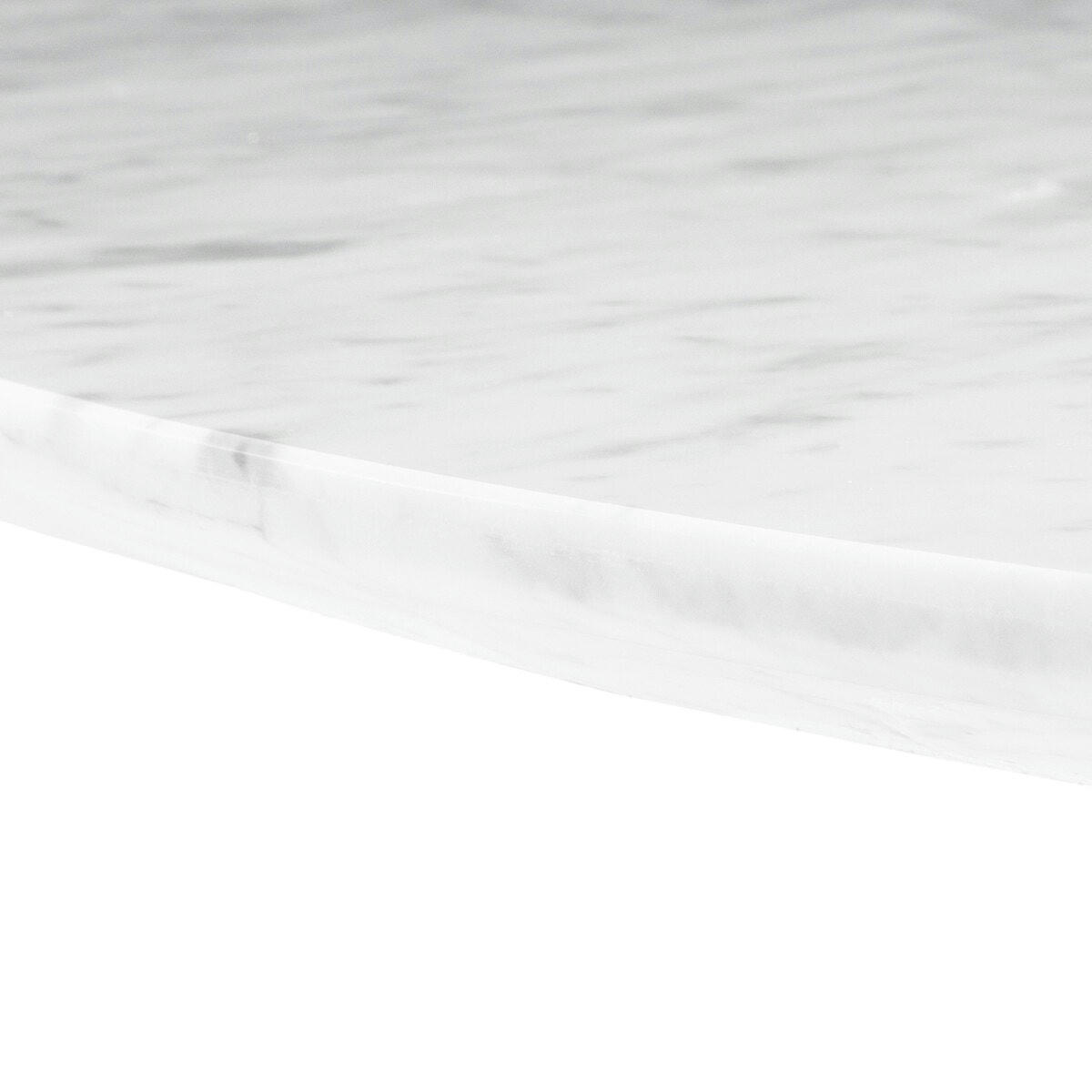 Plateau de table marbre 137 cm, Delmo
