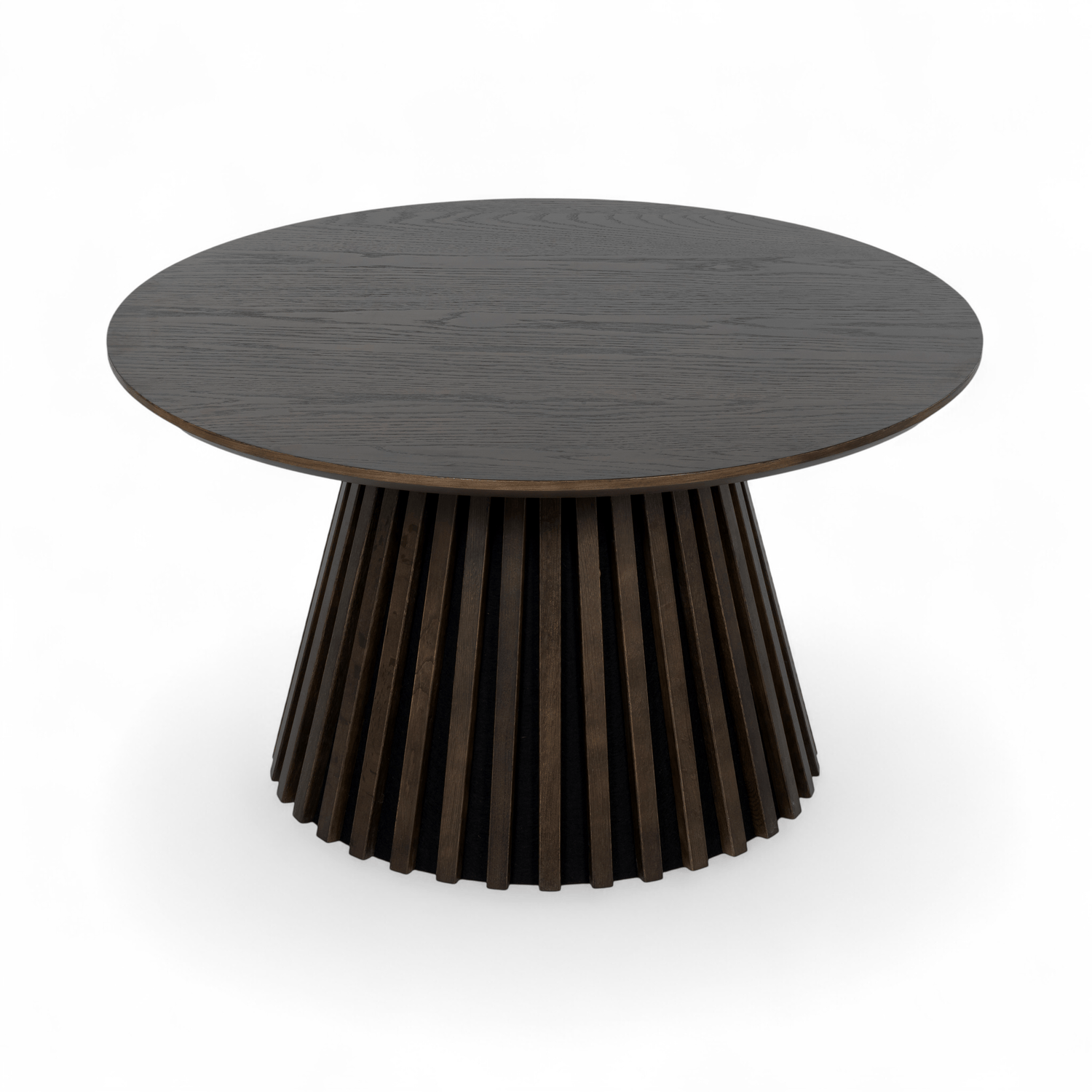 Furnhouse ronde salontafel Svendborg - Gerookt eikenhout - Ø 80 cm